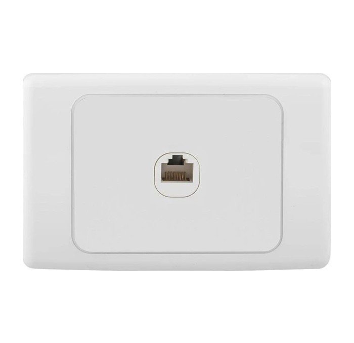 Professional CAT6 data cabling and outlet installation
